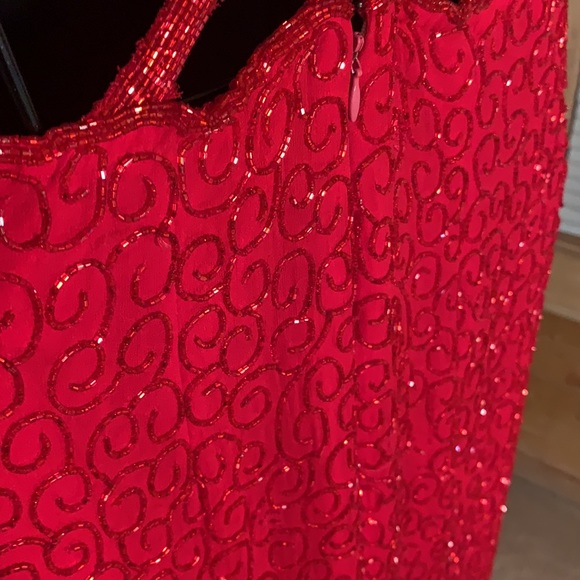 ANDRETTA DONATELLO BEADED SILK Gown - Picture 8 of 9